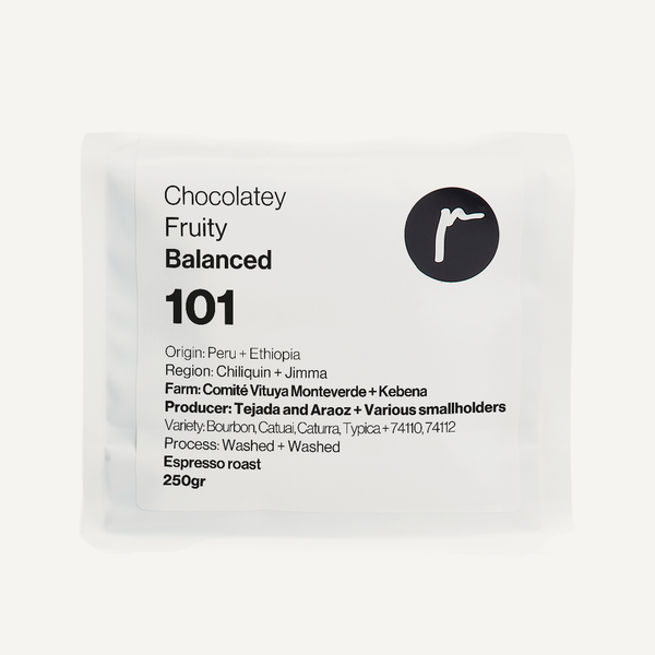 101 Blend, Pérou & Éthiopie - espresso