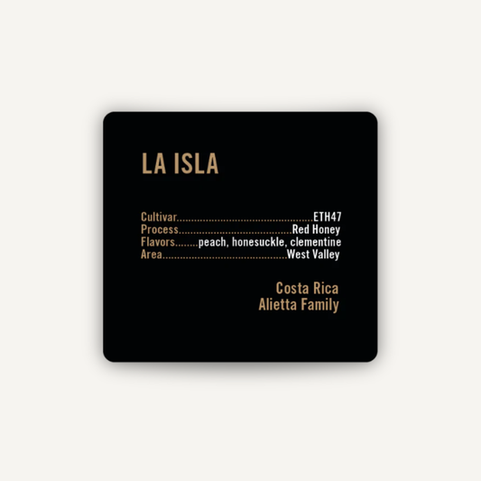La Isla, Costa Rica - espresso & filtre