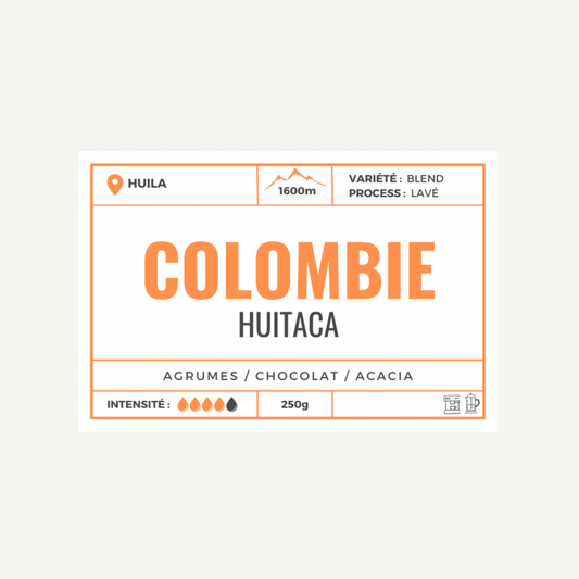 Huitaca, Colombie - espresso & filtre