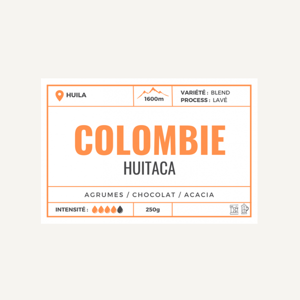 Huitaca, Colombie - espresso & filtre