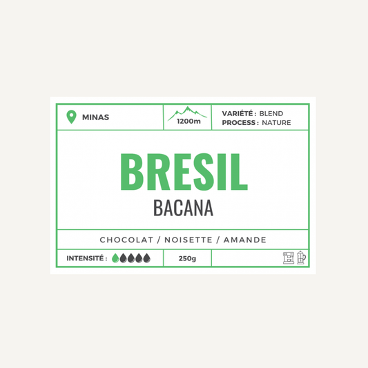 Bacana, Brésil - espresso & filtre