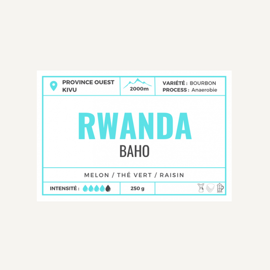 Baho, Rwanda - espresso & filtre
